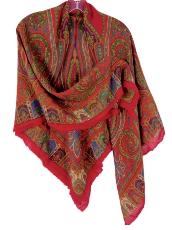 Smithsonian Institution Accessories - Smithsonian Institution Extra Large Fine Wool Square Scarf